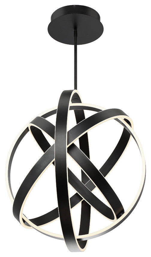 Modern Forms Kinetic LED Pendant PD-61728-BK