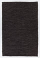 Sybil Handwoven Reversible Cotton Rug, Black, Rectangular 9'x13'