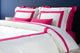 LaCozi Cotton Sateen Modern Boutique Hotel Hot Pink Duvet Cover Set, Queen