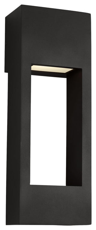 Testa Large LED Outdoor Wall Lantern, Black