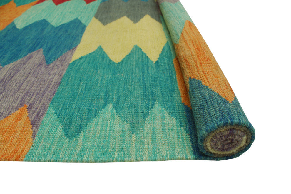 Winchester Kilim SaLight anat Red/Charcoal Rug, 4'11x6'7