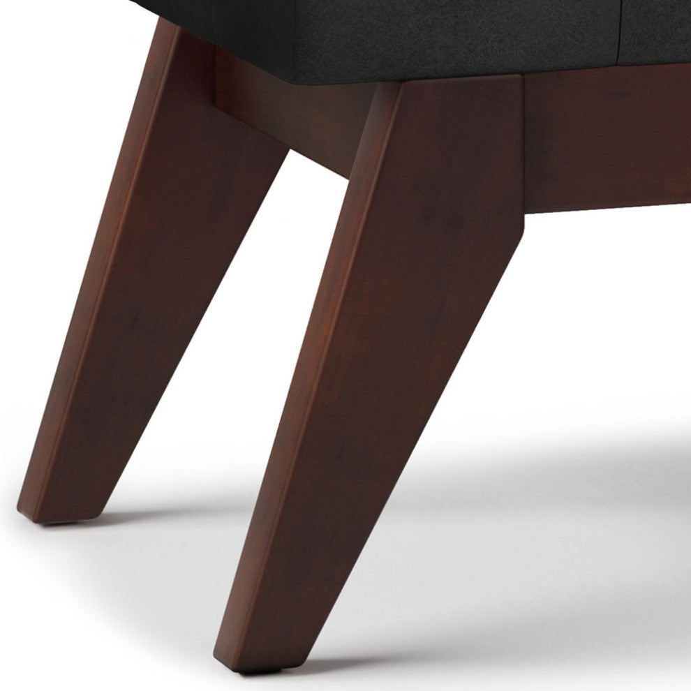 Draper Mid Century Tufted Ottoman Bench