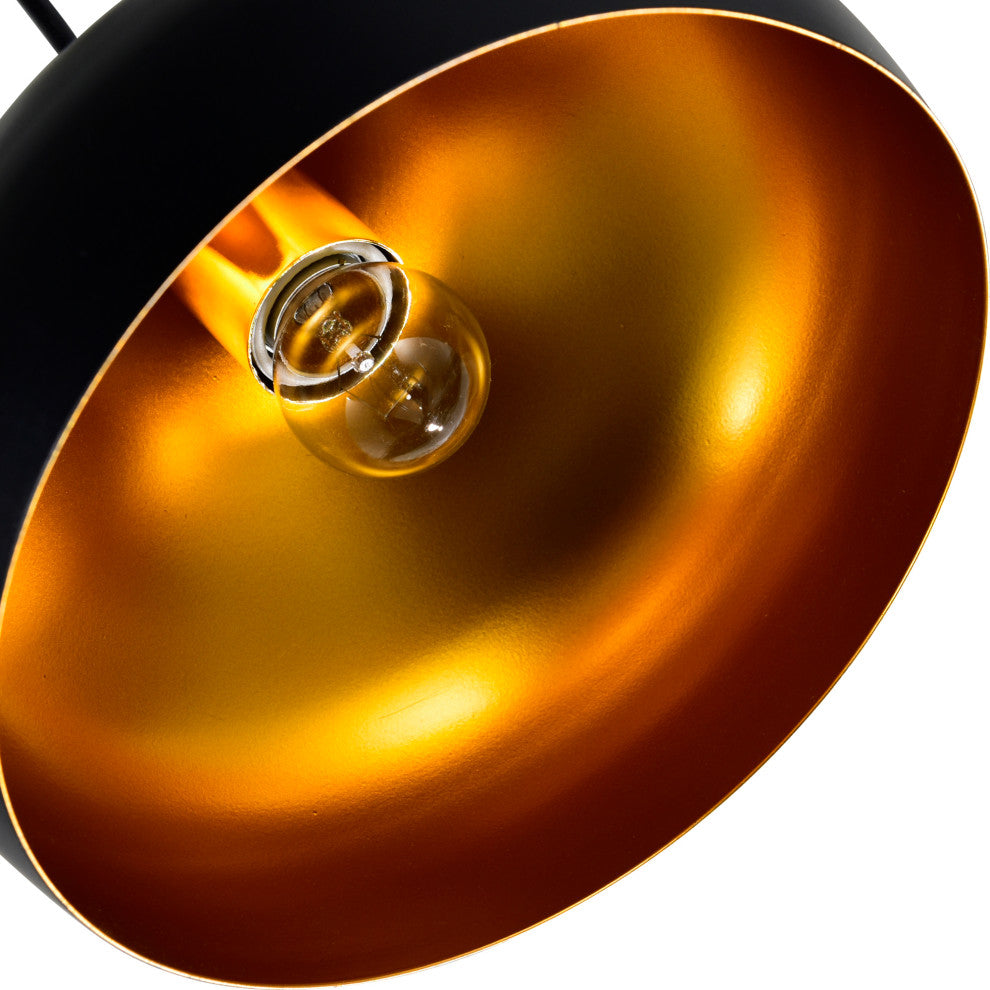 Dynamic 1 Light Down Pendant With Black Finish
