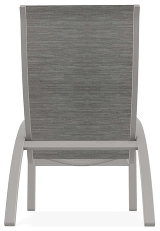 Kendall Sling Stackable Outdoor Lounge Chair, Sicily/Warm Gray