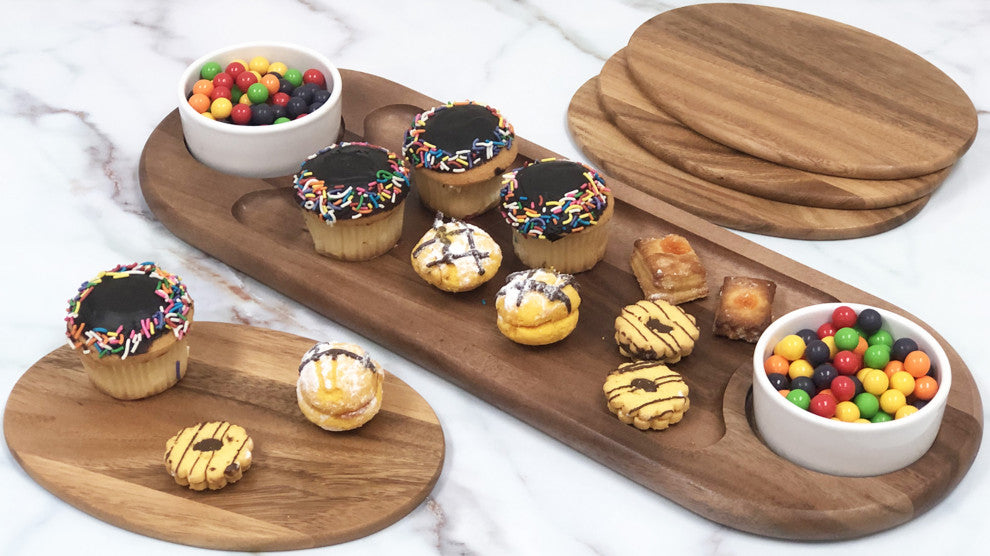 5 Piece Serving Tray Set