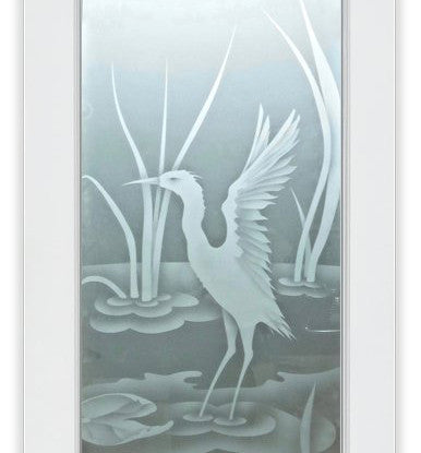 Interior Prehung Door or Interior Slab Door - Cranes A - Primed - 24" x 96"...
