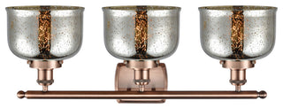 Innovations 916-3W-AC-G78 3-Light Bath Vanity Light, Antique Copper