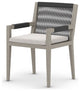 Sherwood Dining Armchair-Grey/Stone Grey