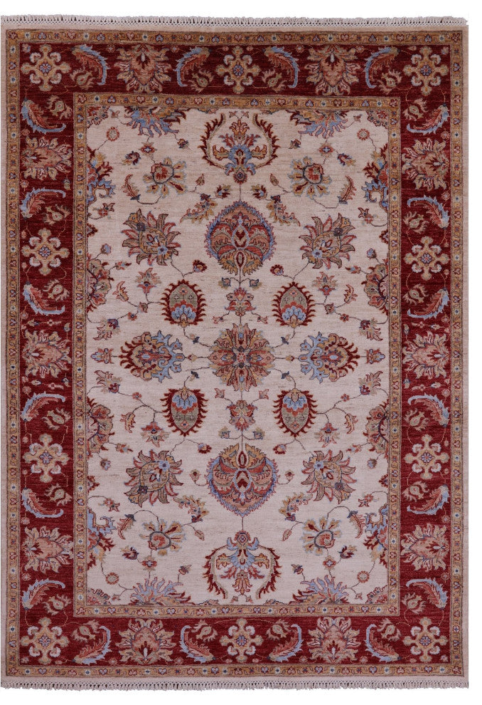 Persian Tabriz Handmade Wool Rug 5' 7" X 7' 8" - Q12753