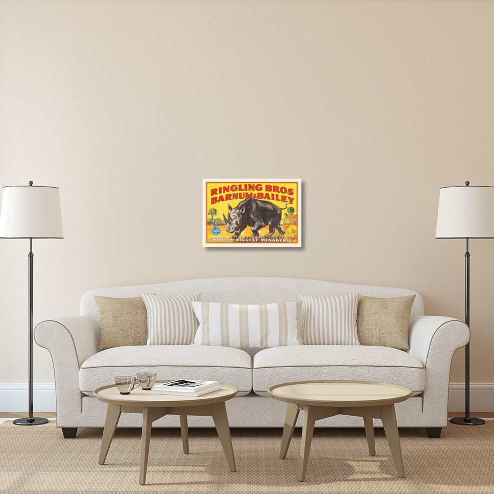"Circus 1940" Stretched Canvas Giclee by Hollywood Photo Archive, 30x21"