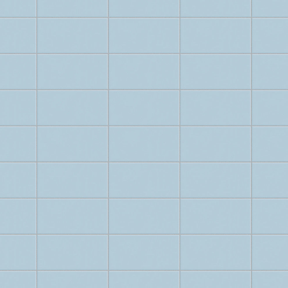 Projectos Matte Ceramic Floor and Wall Tile, Sky Blue