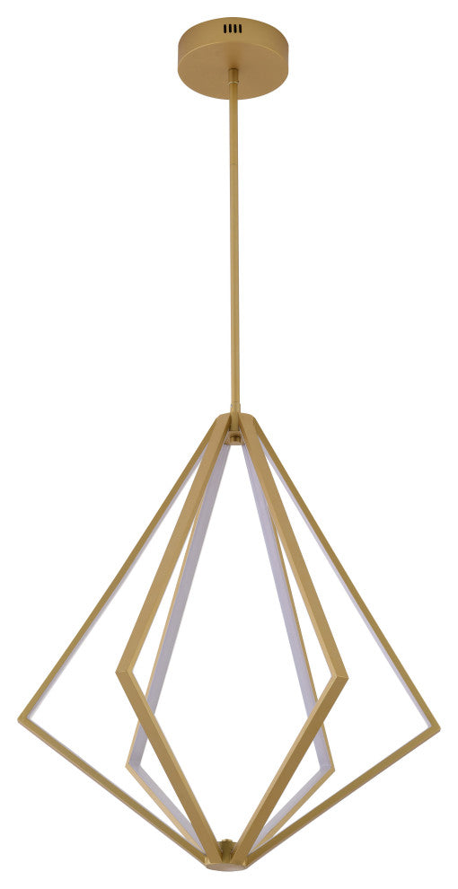 Bethel International WE02C25GD 6-Light LED Chandelier, Gold