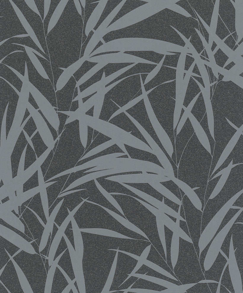 Botanical & Jungle Textured Wallpaper Featuring Leaves And Plants, 82052