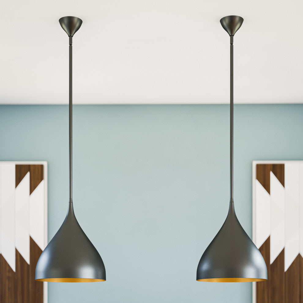Kenroy 93741BL 1-Light Pendant, Landon