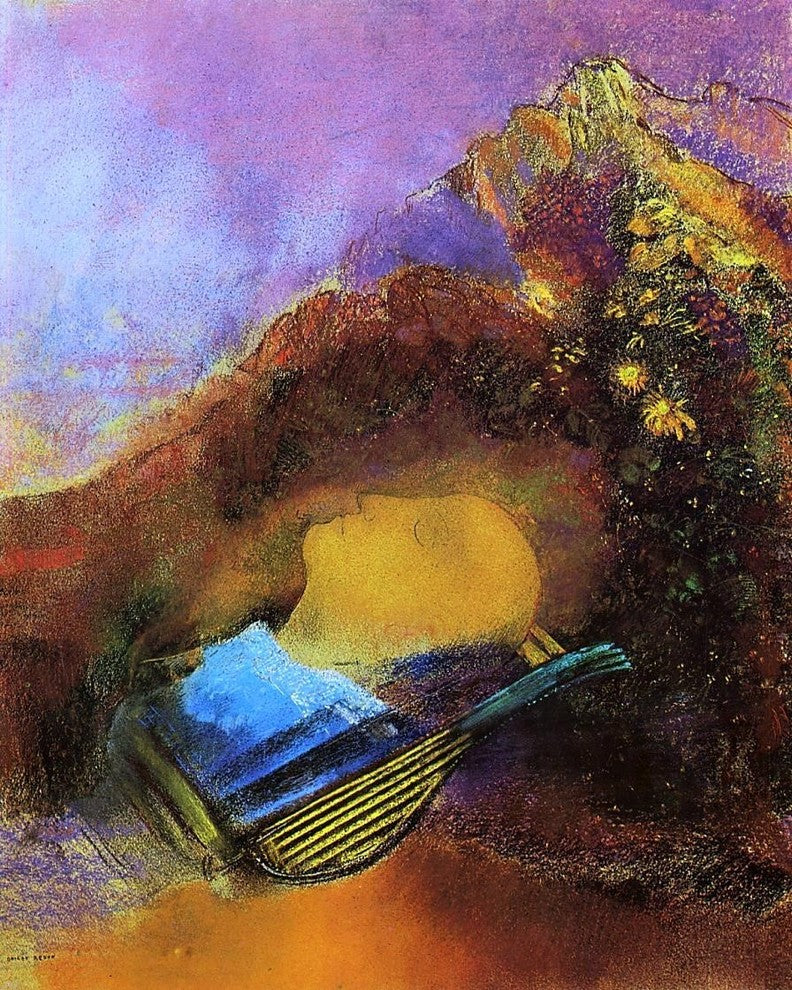 Odilon Redon Orpheus - 20" x 25" Premium Canvas Print