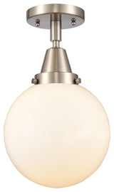INNOVATIONS LIGHTING 447-1C-SN-G201-8-LED Beacon Flush Mount