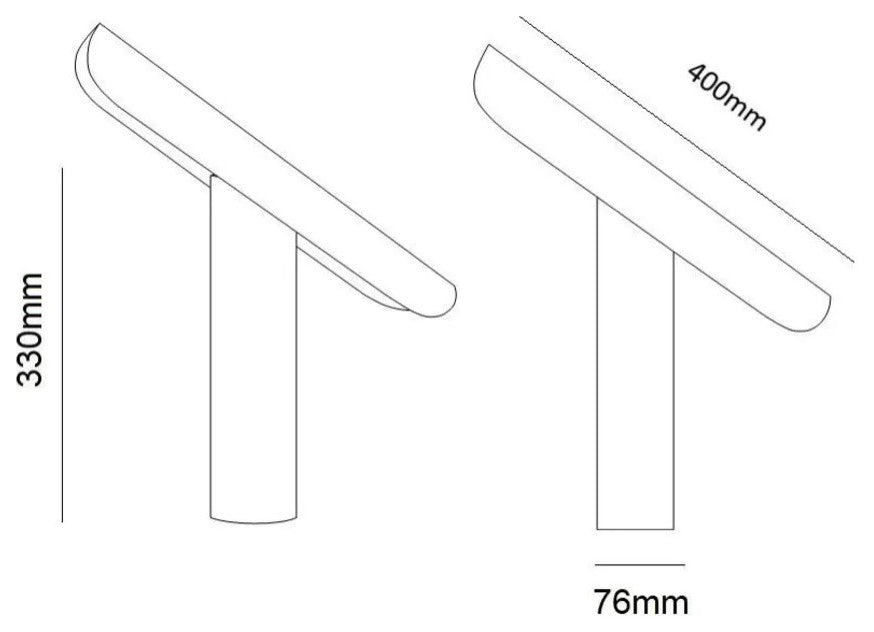 FRAMA T-Lamp Table | White