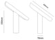 FRAMA T-Lamp Table | White