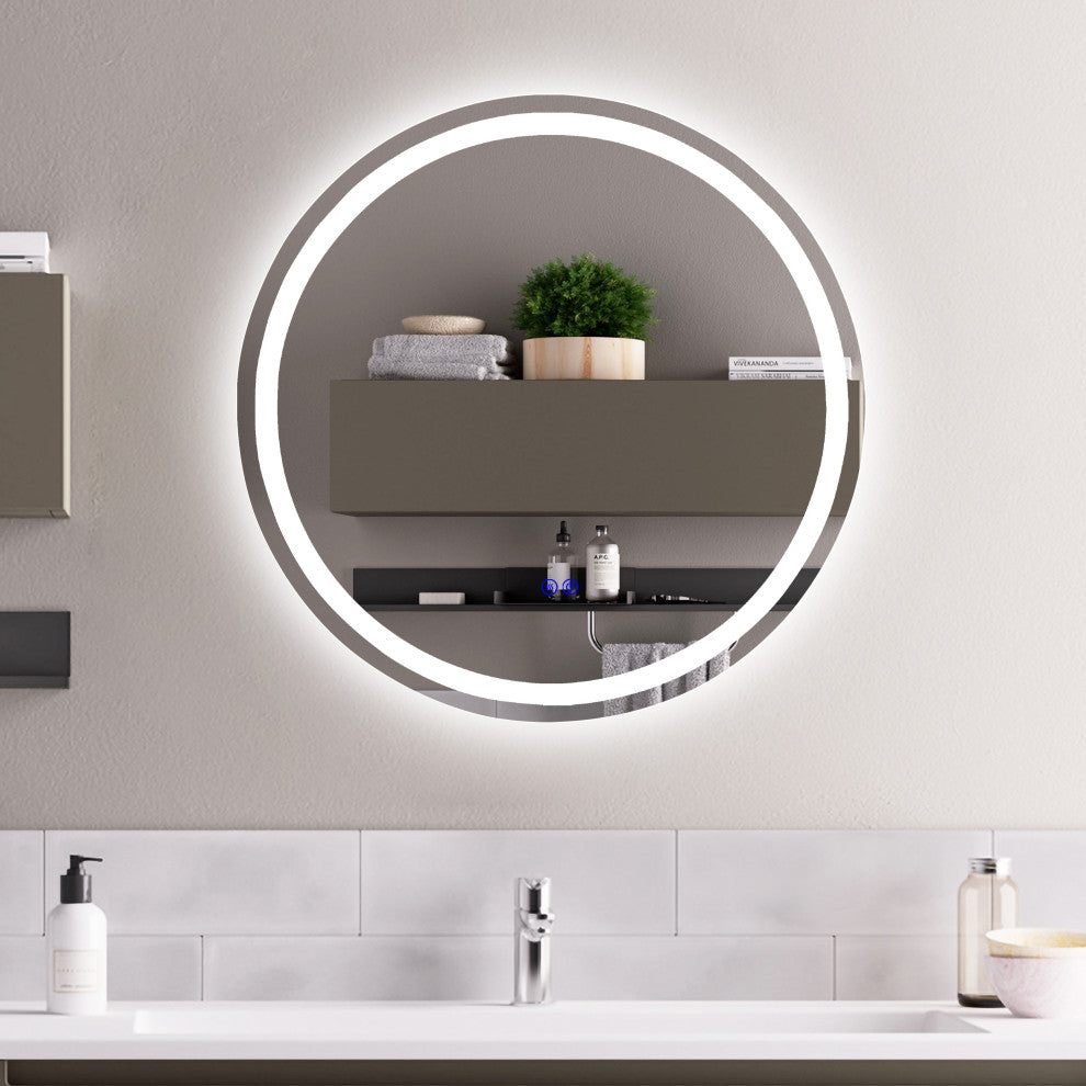 CHLOE Lighting LUMINOSITY Round TouchScreen LED Mirror