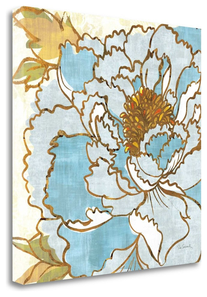 "Camilles Peony II" By Sue Schlabach, Giclee Print on Gallery Wrap Canvas