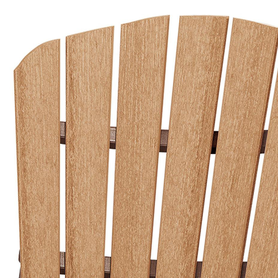 OS Home and Office Model 510CTB Fan Back Swivel Glider, Cedar and Tudor Brown