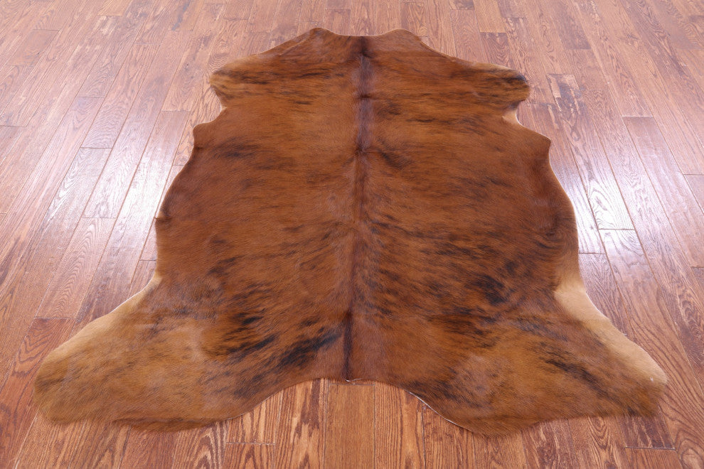 Natural Cowhide Rug 6' 4" X 5' 9" C1892