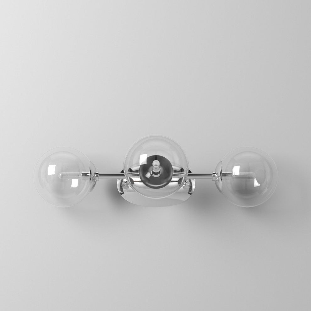 Welton 3-Light Bath, Chrome