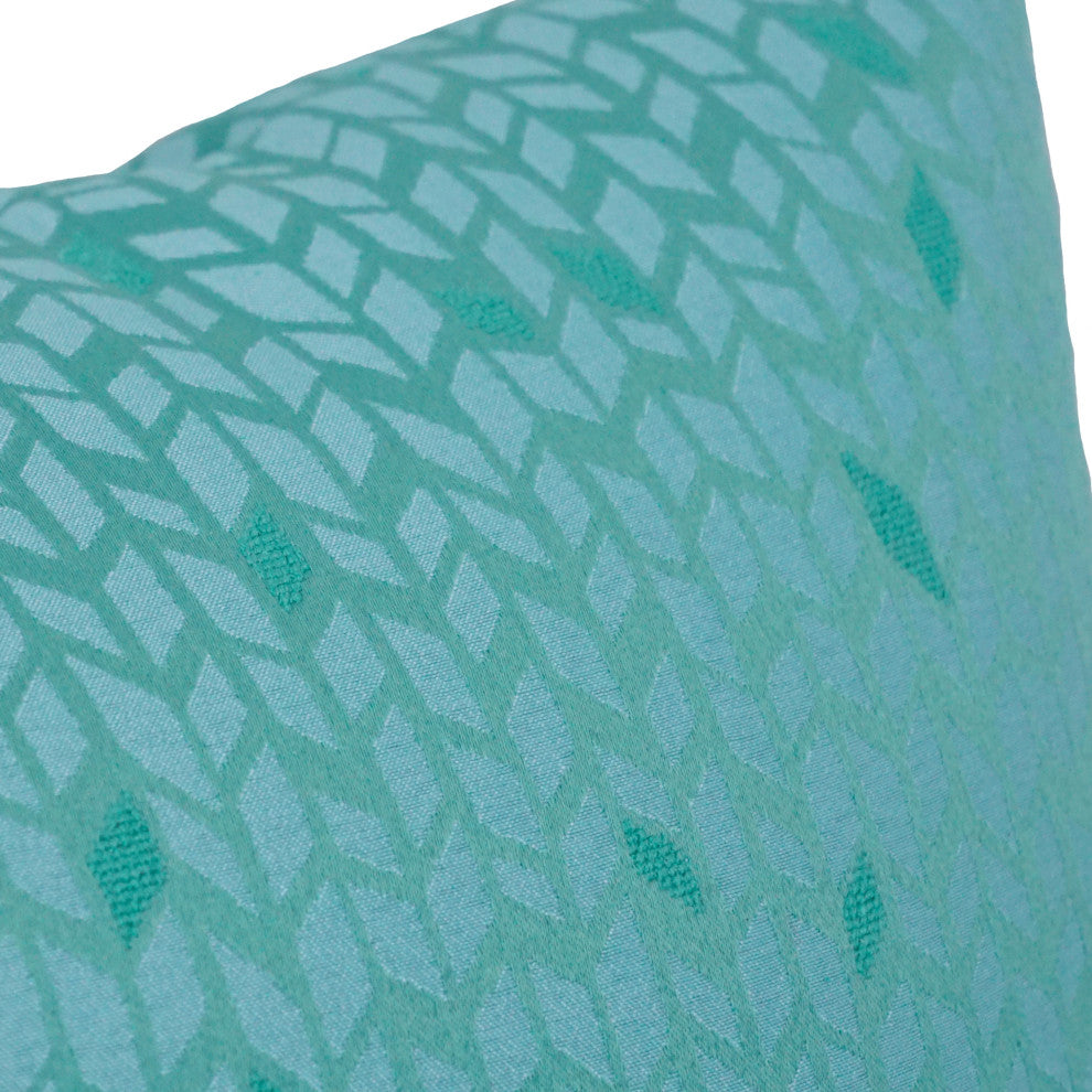 17" Jacquard Throw Pillows With Inserts, Set of 2, Banyan Seagla