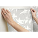 Persimmon Leaf Wallpaper, Light Gray