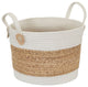 Corn and Hyacinth Wicker Basket