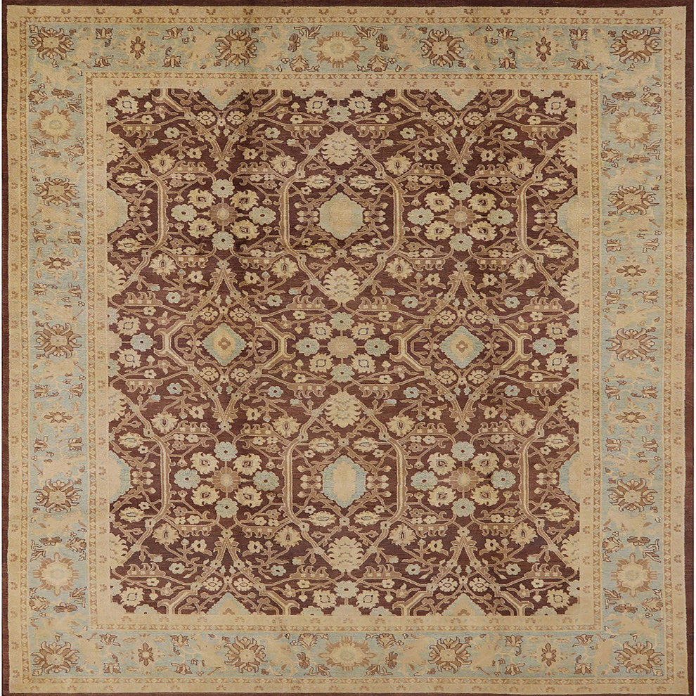 Ahgly Company Indoor Square Mid-Century Modern Area Rugs, 4' Square