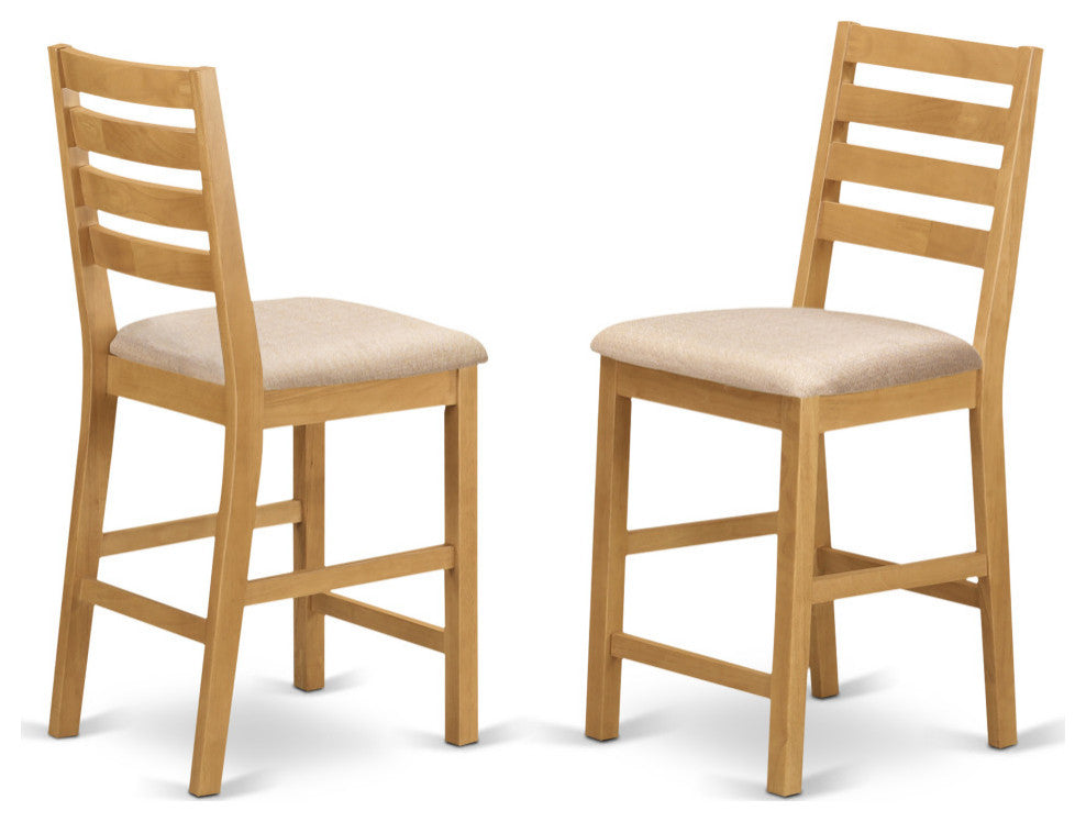 3 Pc Counter Height Dining Room Set -Pub Table And 2 Counter Height Chairs