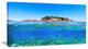 "Under and Above the Waters" Seascape Canvas Photo Print, 1 Panel, 60"x28"