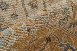 Aleska Traditional Oriental, Ivory/Gold, 2'6"x12' Runner