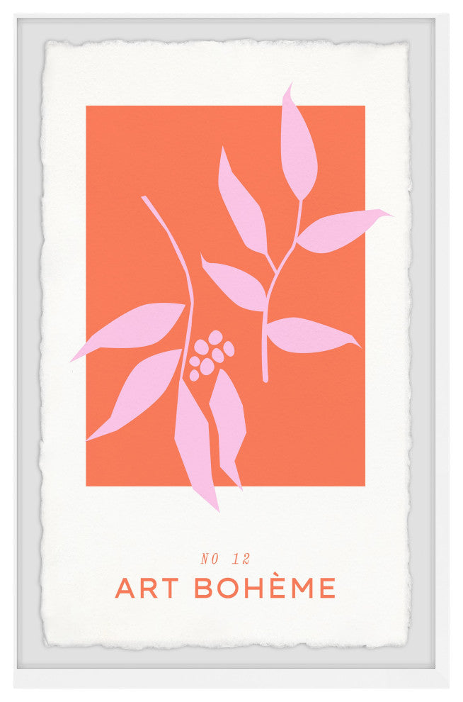 "New Leaves" Framed Painting Print, 12x18