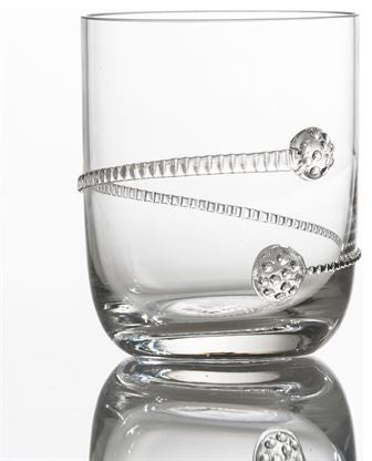 Clear Glasses Rope Stemless Cocktail, Set of 4