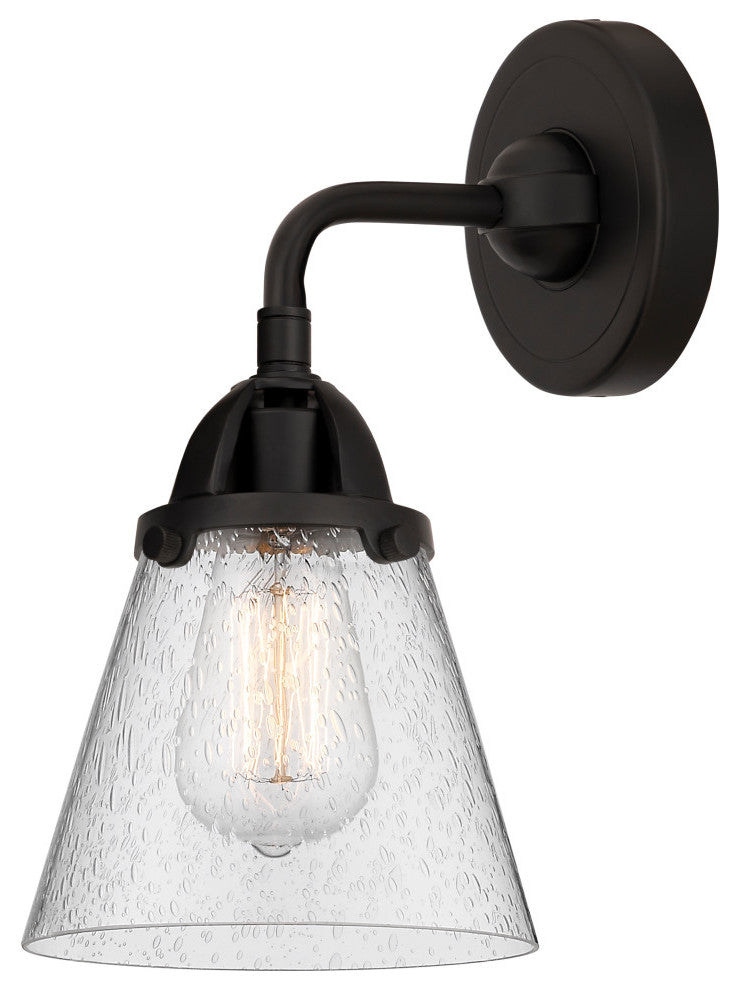 Small Cone Sconce, Matte Black, Seedy, Seedy