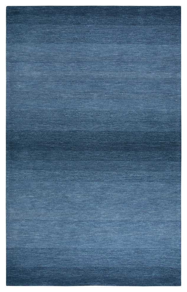 Rizzy Home DUN107 Dune Area Rug 5'x8' Blue