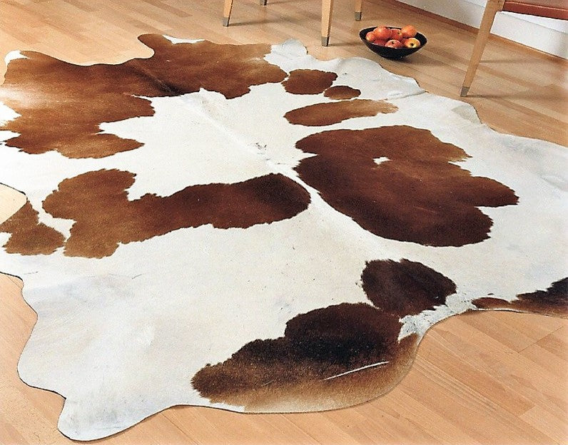 Brazilian Brown and White Cowhide, Xlarge