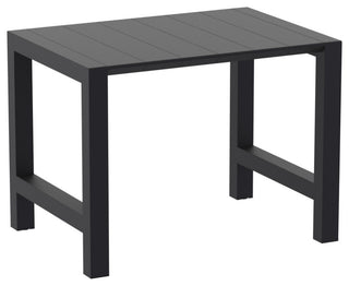 Vegas Air 5-Piece Bar Set With 39"-55" Extendable Black