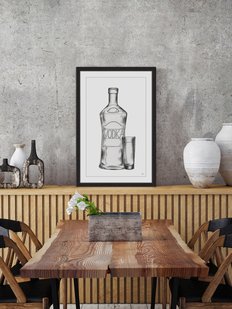 "Vodka" Framed Painting Print, 30"x45"