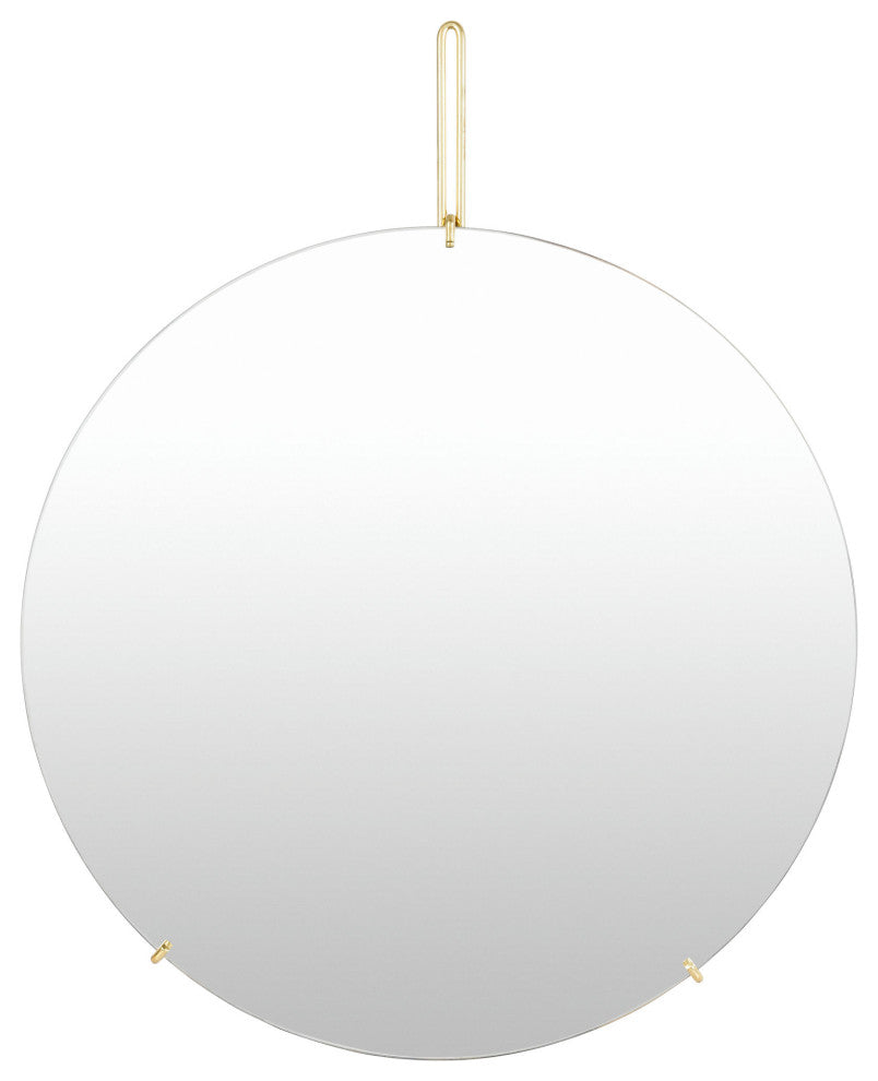 Surya Lunar Mirror 31"H X 24"W X 0.3"D