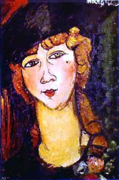 Amedeo Modigliani Renee the Blonde, Gallery Wrapped Canvas Print, 18"x27"