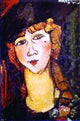 Amedeo Modigliani Renee the Blonde, Gallery Wrapped Canvas Print, 18"x27"