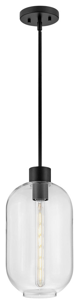 Lark Greer 8.5" Small Pendant Light, Black