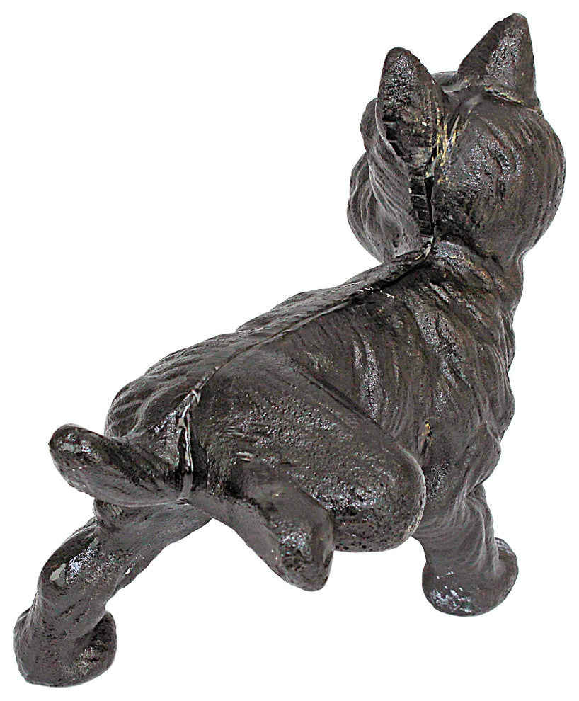 Naughty Scotty Dog Die-Cast Iron Bookend and Doorstop