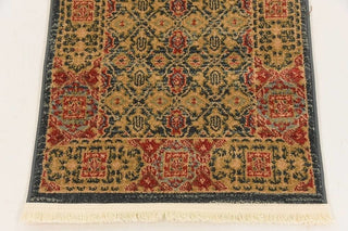 Unique Loom Navy Blue Jefferson Palace 2' 0 x 6' 0 Runner Rug
