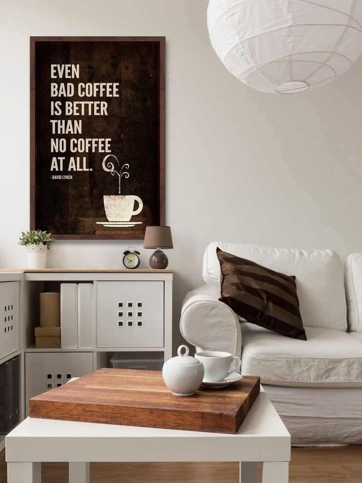 "Bad Coffee" Framed Painting Print, 20"x30"