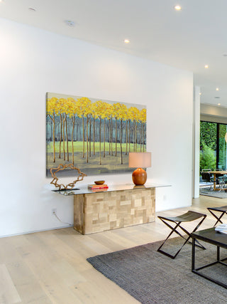 "Fresh Foliage I" Painting Print on Wrapped Canvas