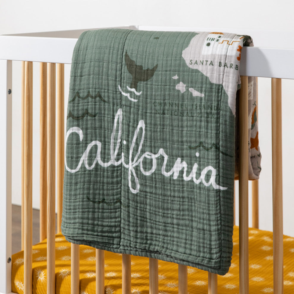 Quilt, 3-Layer GOTS Certified Organic Muslin Cotton